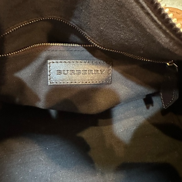 Burberry Alchester Bowling bag medium brown pebbled leather great condition - Picture 5 of 6